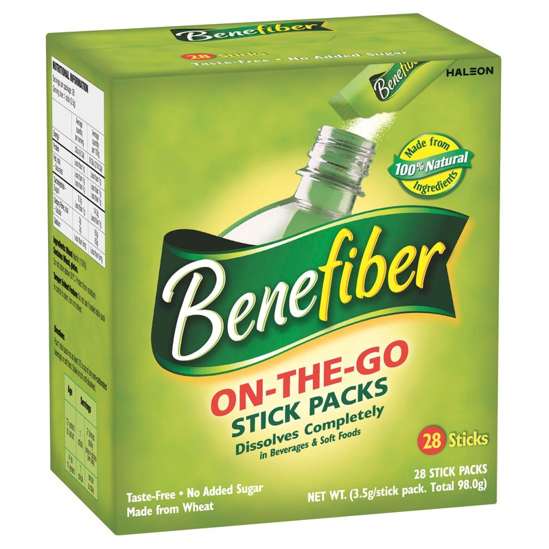 Benefiber Natural Fibre Supplement OnTheGo Stick 28 Pack