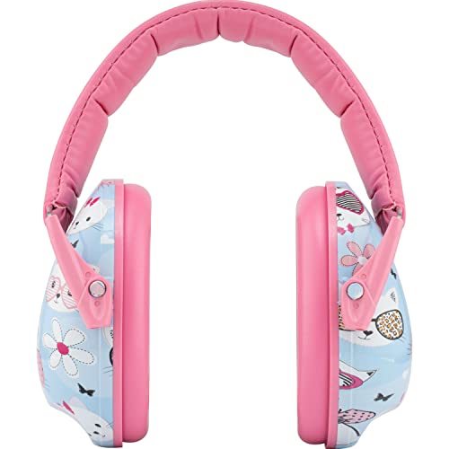 Snug Kids Earmuffs – Noise Reduction for Toddlers & Children – Adjustable, Lightweight, Foldable, Soft & Comfortable - Kitty - Image 3