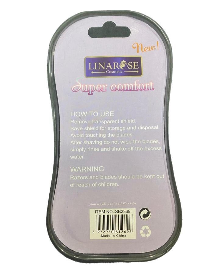 لينا روز مكينة حلاقة ليناروز ميني ترفل بصبار سوبر كومفورت قطعتين - Image 2