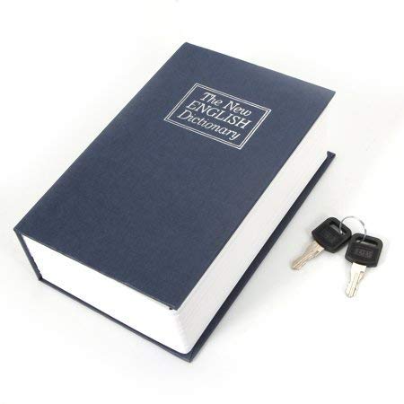 Birudmart Large Size XL Hidden Secret Book Safe Vault Box with 2 Keys Jewelry Money Cash Box Locker Jewellery Home Safe Box Dictionary for Office Home - Image 1