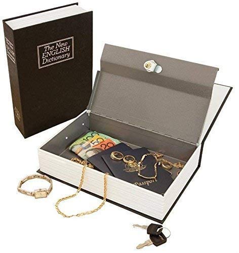 Birudmart Large Size XL Hidden Secret Book Safe Vault Box with 2 Keys Jewelry Money Cash Box Locker Jewellery Home Safe Box Dictionary for Office Home - Image 3