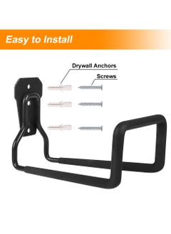 YIM-VIBEHAUS Metal Garden Hose Holder, Heavy Duty Water Hose Hanger, Multifunctional Wall Mounted for Outside Yard, Garage, Utility Room, Storage Room（Water Hose Not Include）  - Image 5