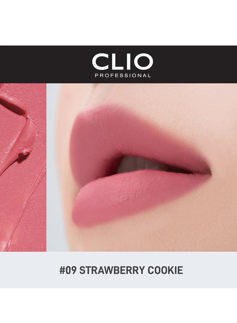 CLIO Chiffon Mood Lipstick -09 Strawberry Cookie - Image 2