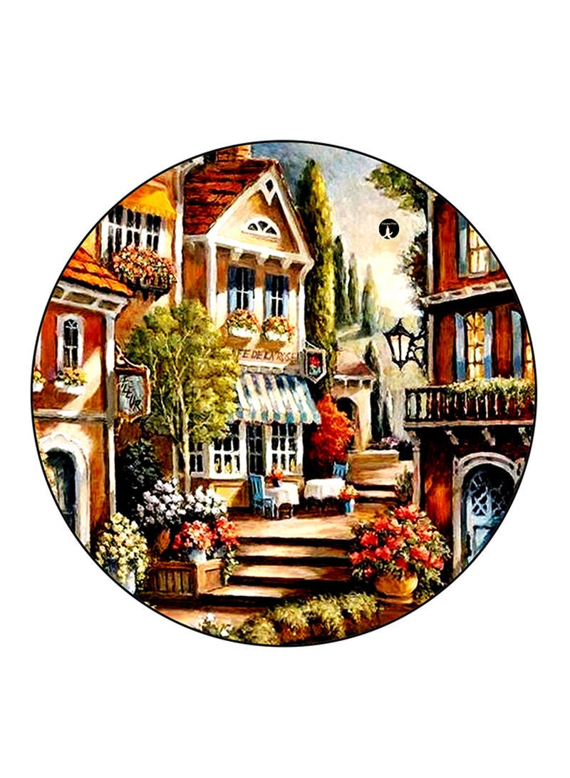 Vintage Art Printed Mouse Pad Multicolour