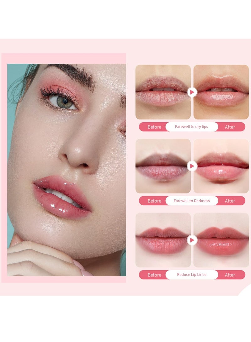 OCHEAL Lip Sleeping Mask Avocado Lip Mask Tinted Lip Balm for Soothing Moisturizing Hydrating and Antioxidants Lip Plumper Lip Oil for Smooth and Soft Lips Exfoliate Lip Mask Applicator 20g - Image 4