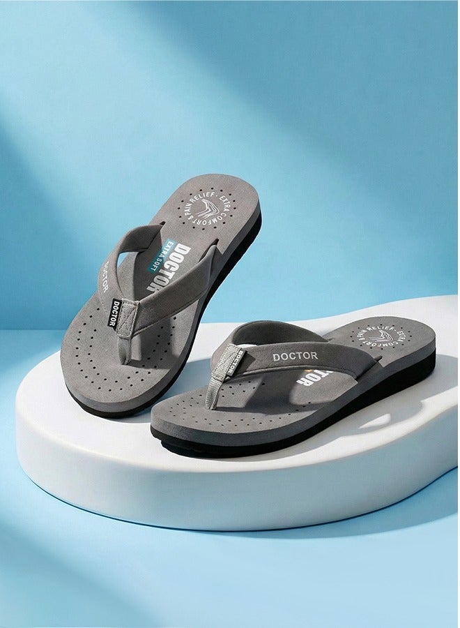 DOCTOR EXTRA SOFT Comfort Flip Flops for Women | Soft Cushion Comfortable Daily Wear Anti Slip Lightweight Slippers | Doctor Extra Soft D-16 - Image 1