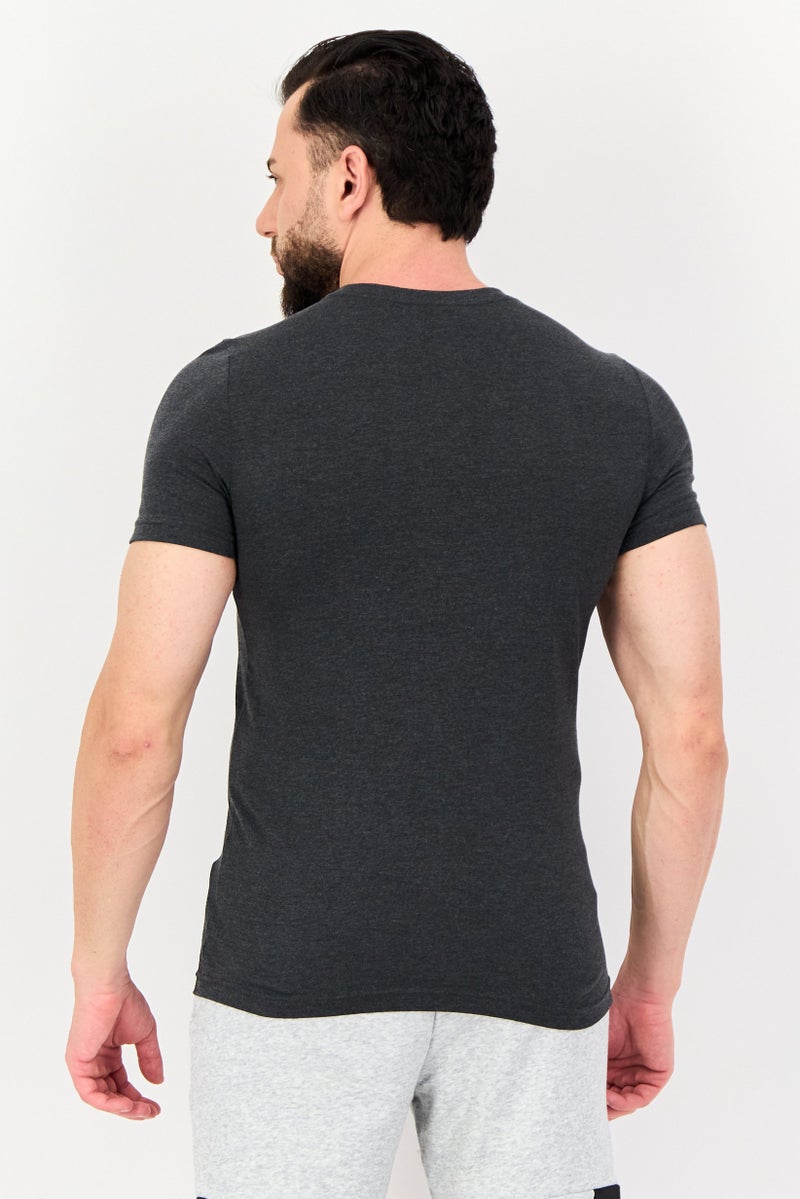 PUMA Men Slim Fit Short Sleeve Outdoor T-Shirt, Charcoal - Image 3