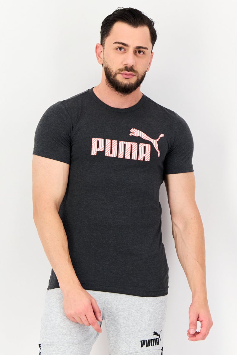 PUMA Men Slim Fit Short Sleeve Outdoor T-Shirt, Charcoal - Image 1