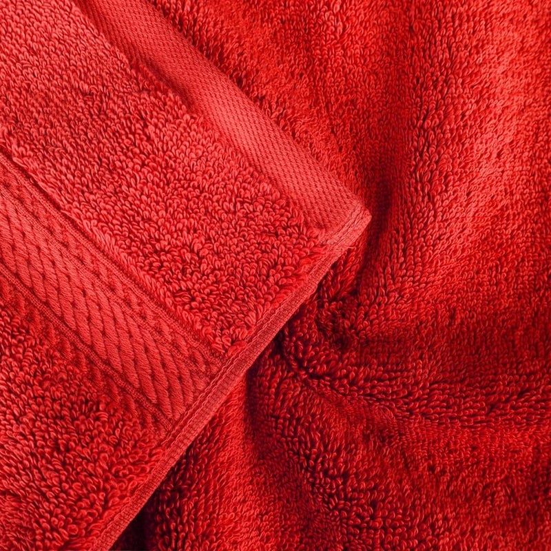 Superior 900GSM Towel Set, 3PC, Red, 3 Piece - Image 4