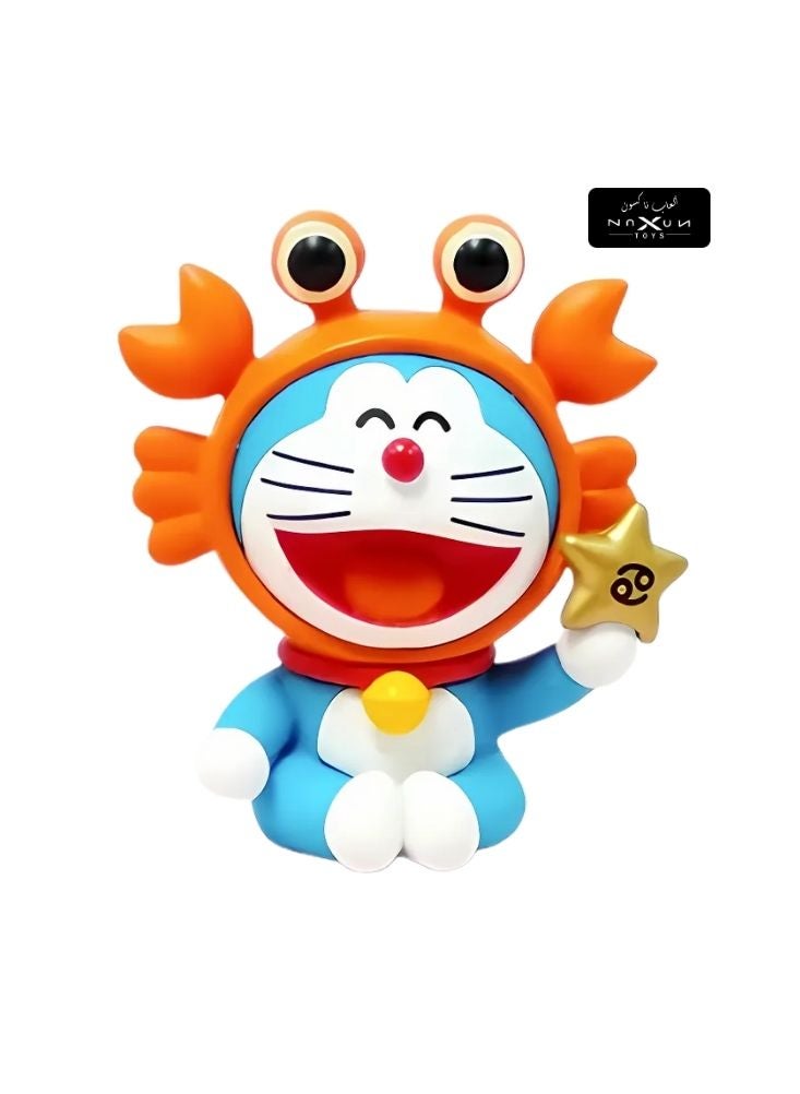 Doraemon Cute Doraemon Collectible Figure – Zodiac Cancer Star Edition PVC Toy - Image 1