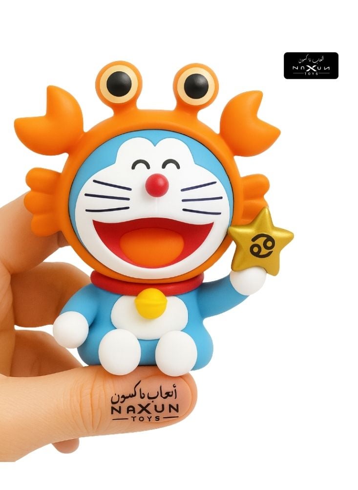 Doraemon Cute Doraemon Collectible Figure – Zodiac Cancer Star Edition PVC Toy - Image 2