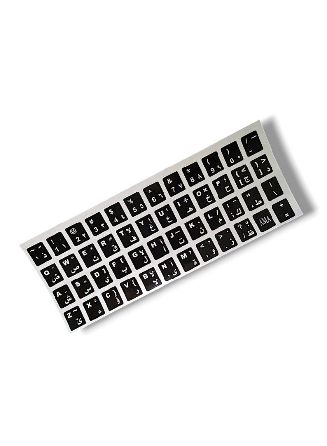 Keyboard sticker letters (Arabic and English) for computers and laptops - Image 2