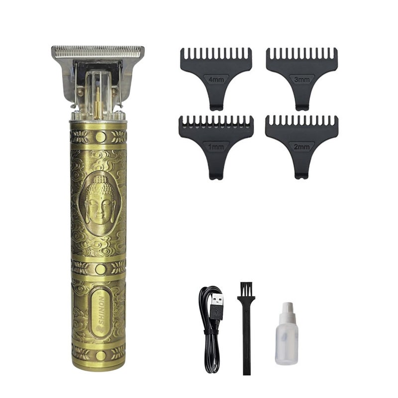 Plenteous Hair Clippers for Men Cordless Electric Hair Trimmer Beard Trimmer Shaver T Blade Trimmer Zero Gapped Edger Clipper Hair Cutting Kit Gift for Father 1pc Multi - Image 1
