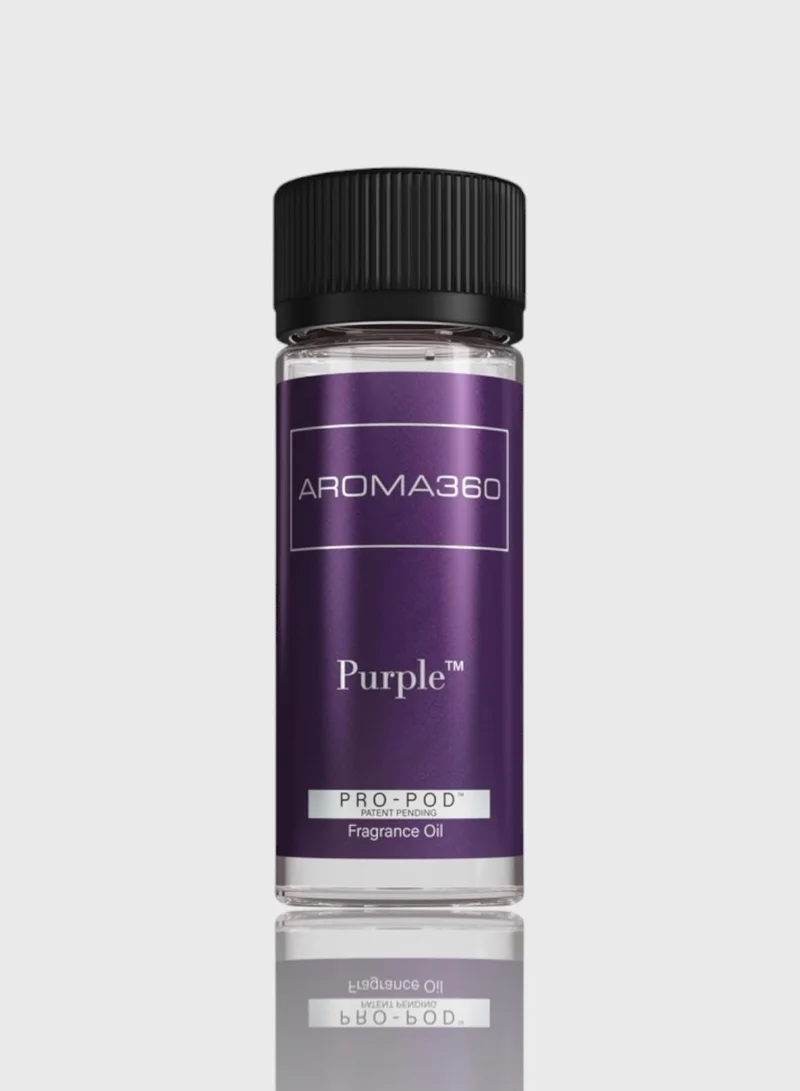 أروما 360  Purple Pro-Pod Oil Blend - Hotel Inspired for Luxury Essential Oil Diffusers - Aromatherapy Scent Diffuser Oil - Neroli Flower, Peppercorn, Cardamom and Patchouli - 50 mL, 1.7 fl oz