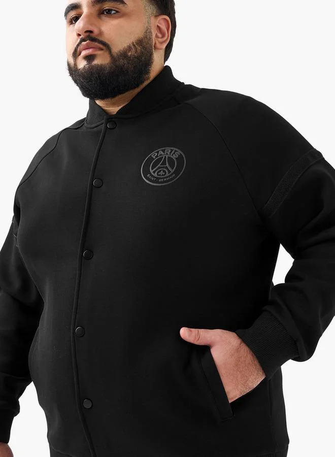 Maxim  Men Regular Fit Paris Saint-Germain Print Bomber Jacket for Men | Best Price UAE