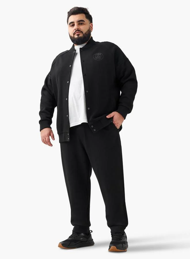 Maxim Men Regular Fit Paris Saint Germain Print Bomber Jacket