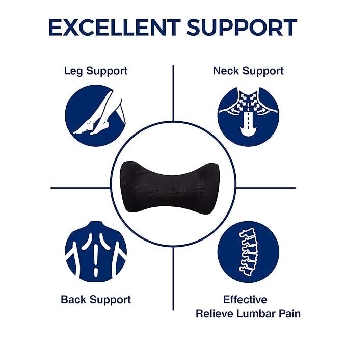 Araami Lumbar Support Cushion for Bed for Relief from BackErgonomic Back Support Cushion Pillow for Bed Office Chair Back Stretcher Multi LUMBBER Support 18 x 11 x 5 31 inch - Image 5