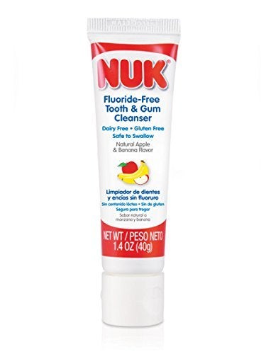 NUK Fluoride-Free Tooth & Gum Cleanser, Grins & Giggles, 1ct - Image 1