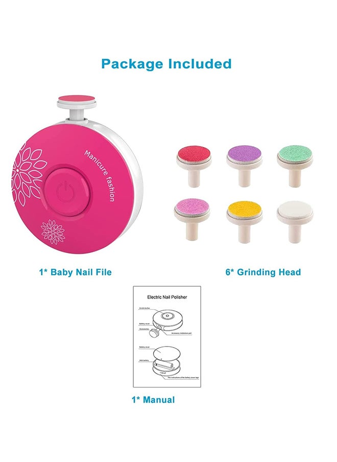 Gonice - Baby Nail Kit, Safe Clippers,Manicure Set with 6 Replaced Grinding Heads, Gift for Newborn Infant/Toddler Kids/Adults,Trim & Polish, Fingernails Toes Care - Image 1