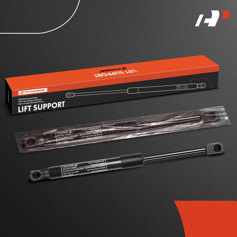 A-Premium Tailgate Rear Trunk Lift Supports Shock Struts Compatible with Dodge Models - Challenger 2008-2021 Coupe with Spoiler - Replace# 04589645AB, 04589645AA(2PC Set) - Image 2
