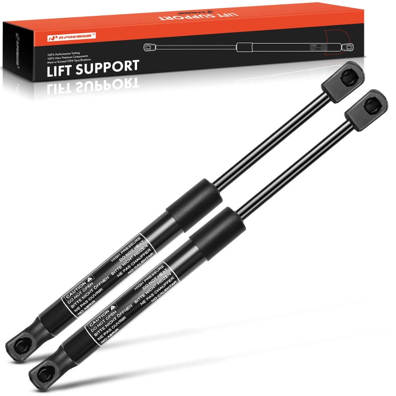 A-Premium Tailgate Rear Trunk Lift Supports Shock Struts Compatible with Dodge Models - Challenger 2008-2021 Coupe with Spoiler - Replace# 04589645AB, 04589645AA(2PC Set) - Image 1
