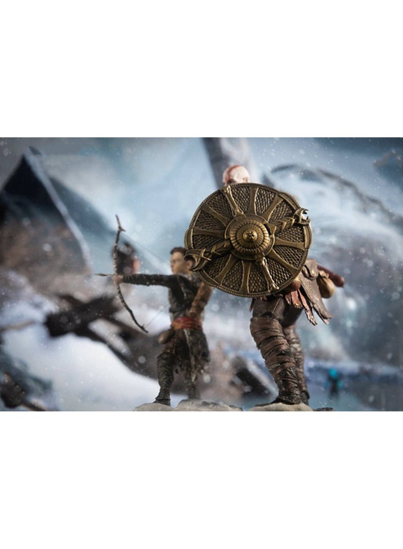 War Kratos Atreus Battle Form Model Ornaments Hand-Made Toys Suitable For Gifts