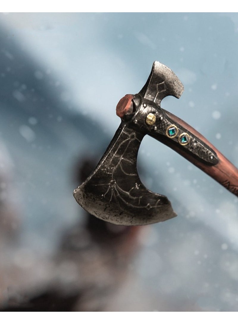 War Kratos Atreus Battle Form Model Ornaments Hand-Made Toys Suitable For Gifts