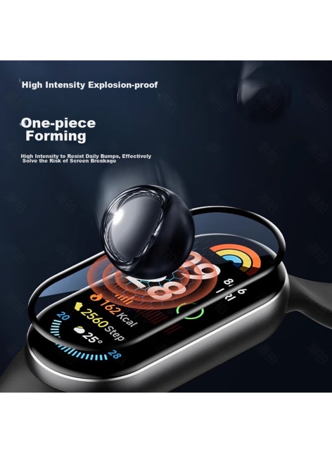 Stiger Screen Protector For Xiaomi Band 9, Compatible With Xiaomi Band 9/nfc, Non-tempered Glass, Curved Full Coverage, Hd Anti-scratch Anti-fingerprint Band Film - Image 5