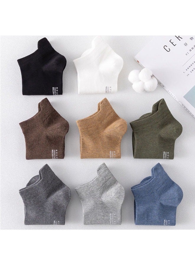 الرجال يجري الكاحل الجوارب، الرجال الجوارب الرياضية 100٪ القطن الراحة وسادة الجوارب الرياضية، الراحة تناسب التنفس العرق امتصاص الجوارب المقاومة للرائحة (7Pairs) - Image 4