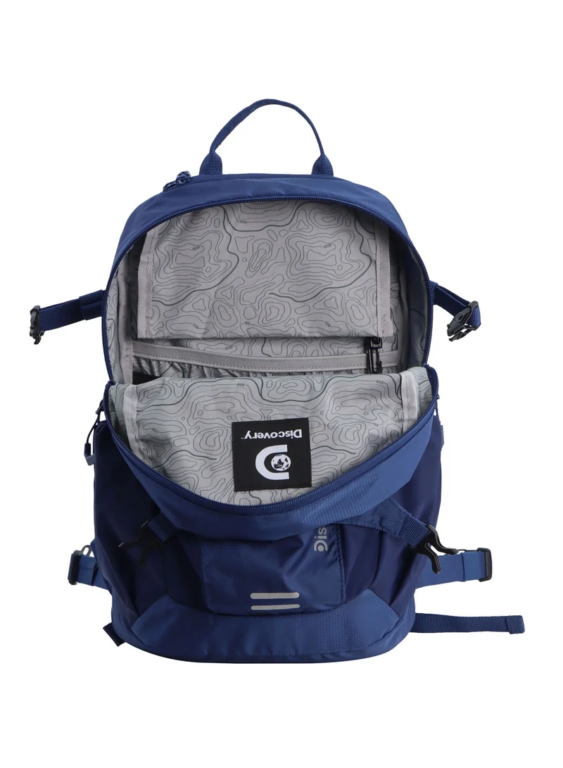Discovery Discovery Body Spirit Nylon Ripstop 8L Outdoor Backpack Navy for Men and Women, Durable Lightweight Water Resistant Casual Daypack Blue Bag for School University Office Travel Hiking Adventure.