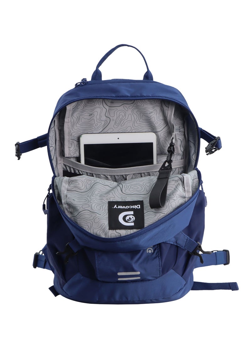 Discovery Body Spirit Nylon Ripstop 8L Outdoor Backpack Navy for Men and Women, Durable Lightweight Water Resistant Casual Daypack Blue Bag for School University Office Travel Hiking Adventure. - pzsku/ZD7ACCD94A80640417E30Z/45/_/1721992190/48e4259b-998a-411c-9384-600c3f63d971