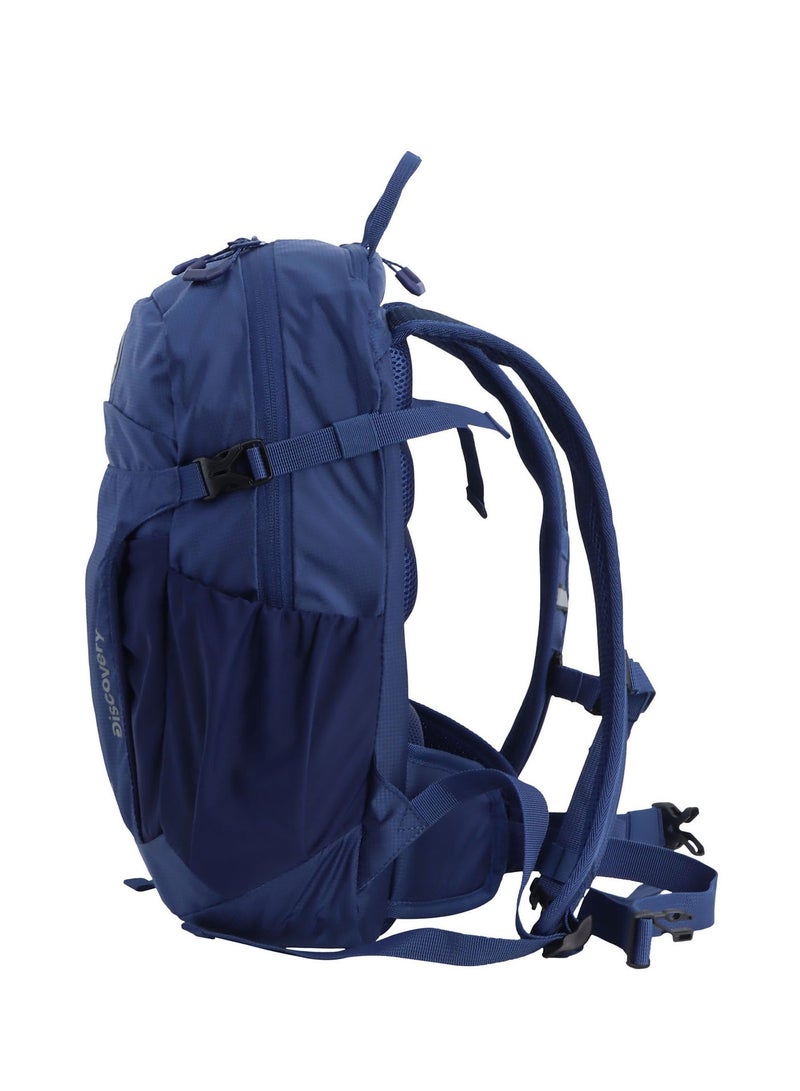 Discovery Body Spirit Nylon Ripstop 8L Outdoor Backpack Navy for Men and Women, Durable Lightweight Water Resistant Casual Daypack Blue Bag for School University Office Travel Hiking Adventure. - Image 4
