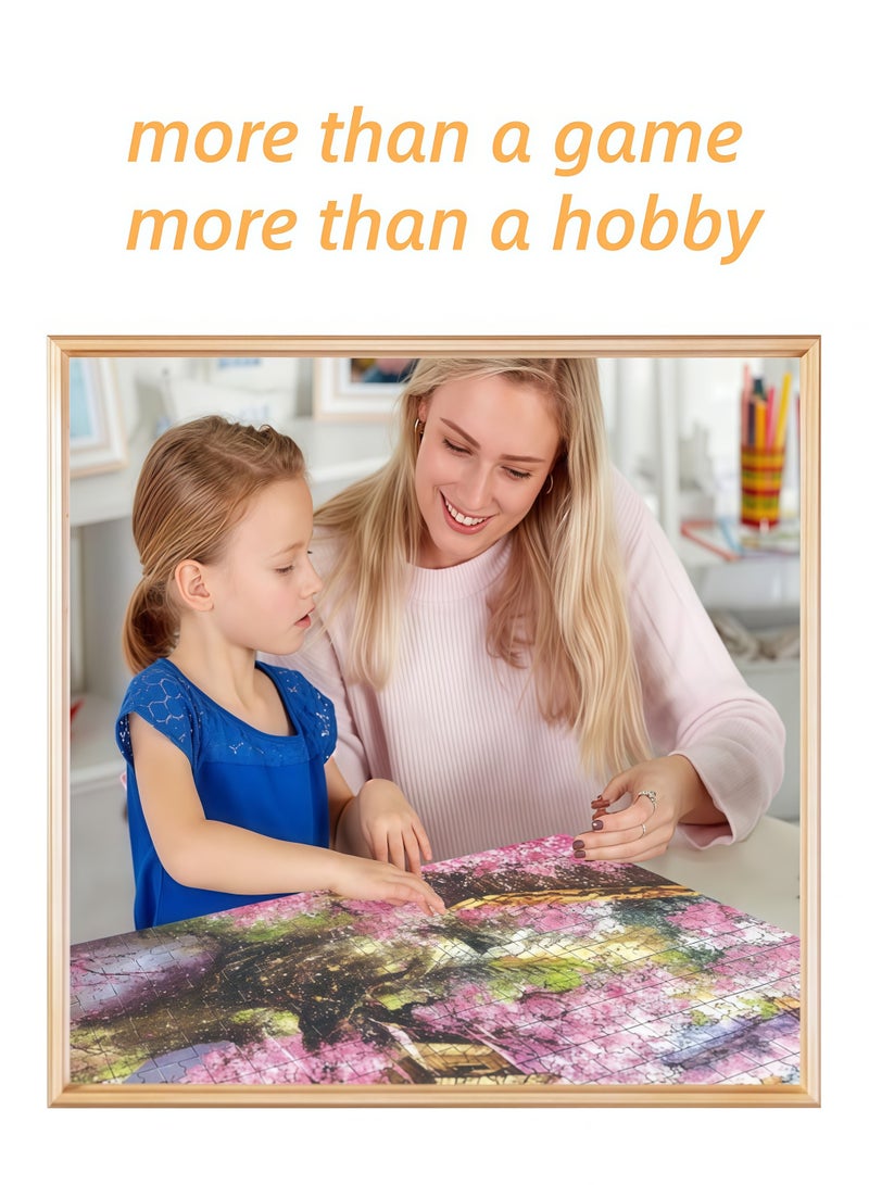 1000-piece Anime Cherry Blossom Villa Puzzle, colorful and educational toy, suitable for children and adults, family tabletop game gift - Image 4