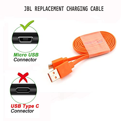 Sqrmekoko Replacement Charging Power Supply Cable Cord Line for JBL Wireless Speaker - Image 2