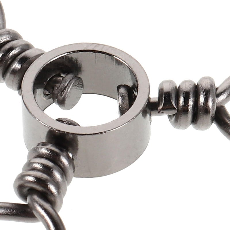 Stainless Steel 50pcs 8 Shape Fishing Swivels Connectors Set for Freshwater and Saltwater Angling - Image 4