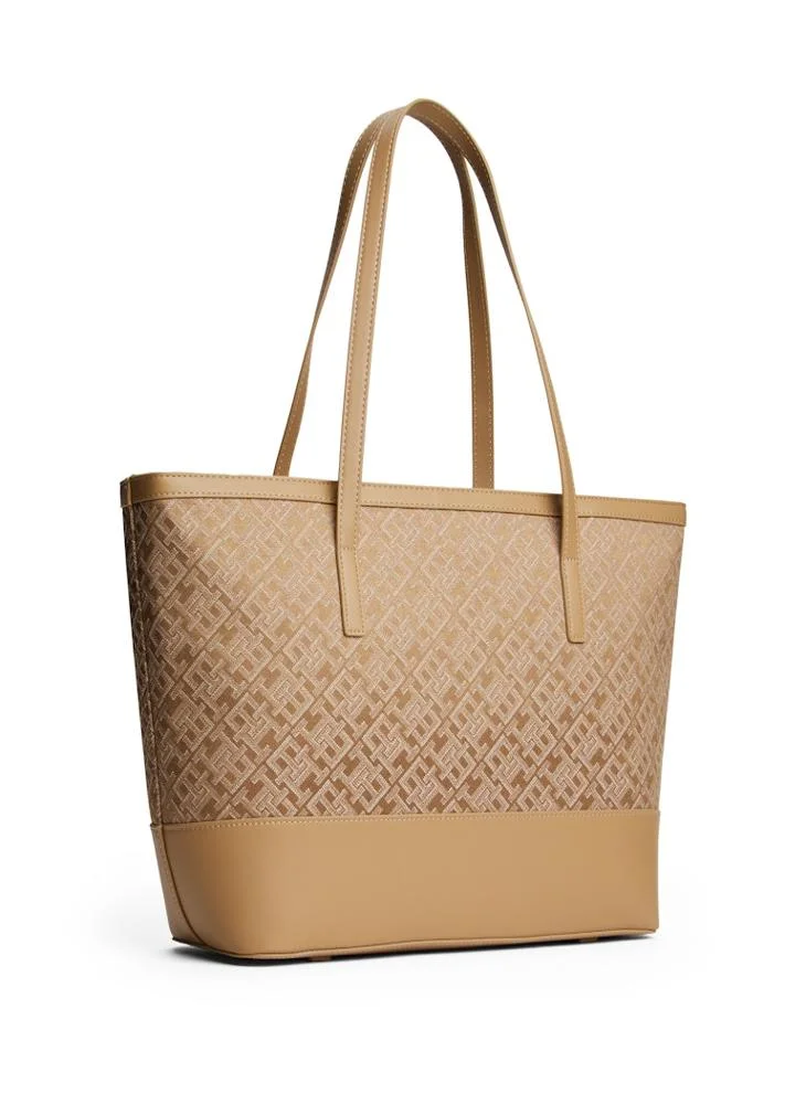 TOMMY HILFIGER Logo Jacquard Tote