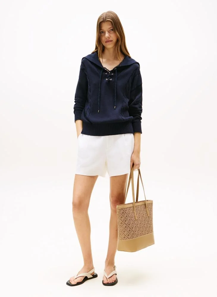 TOMMY HILFIGER Logo Jacquard Tote
