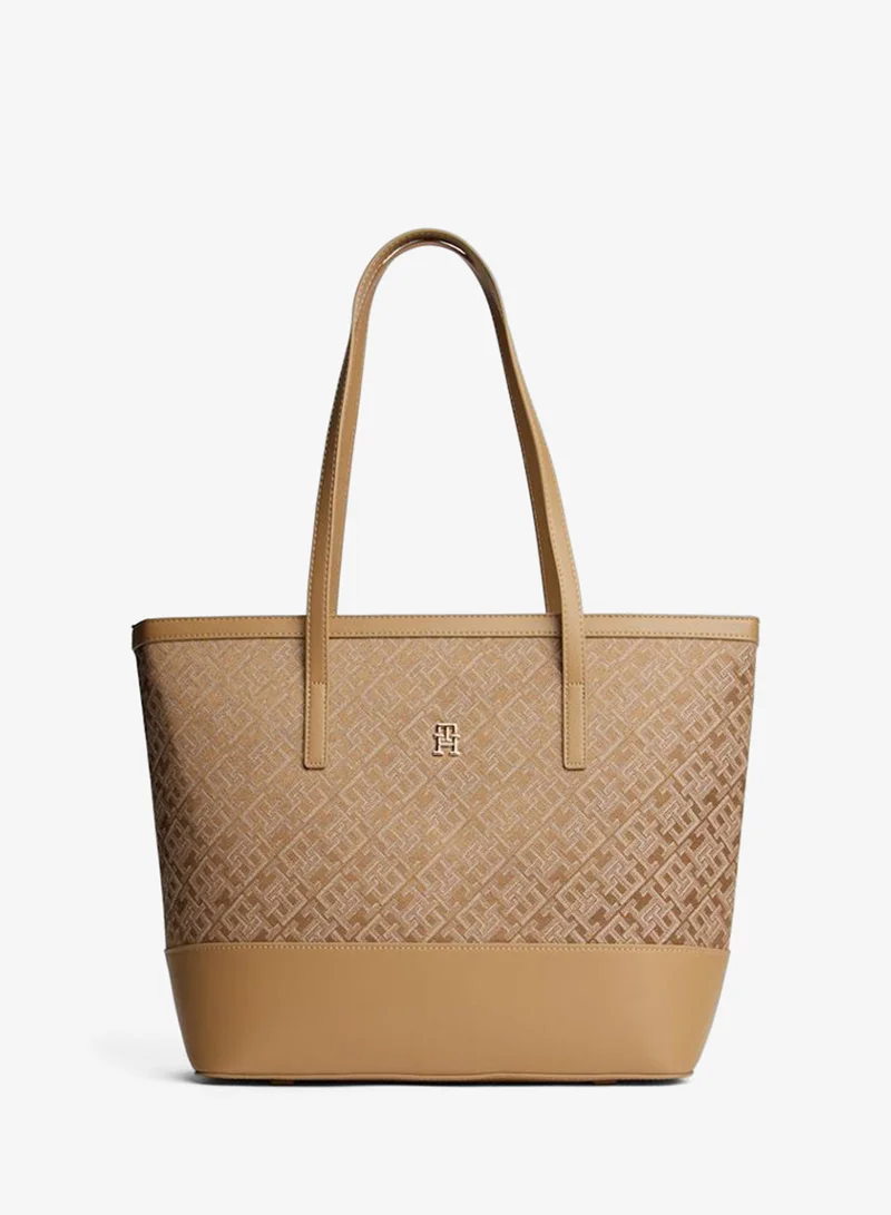 TOMMY HILFIGER Logo Jacquard Tote
