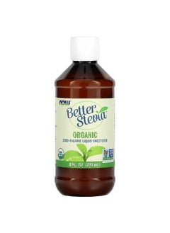 Now Foods NOW Foods, Organic, Better Stevia, Zero-Calorie Liquid Sweetener, 8 fl oz (237 ml)  - Image 1