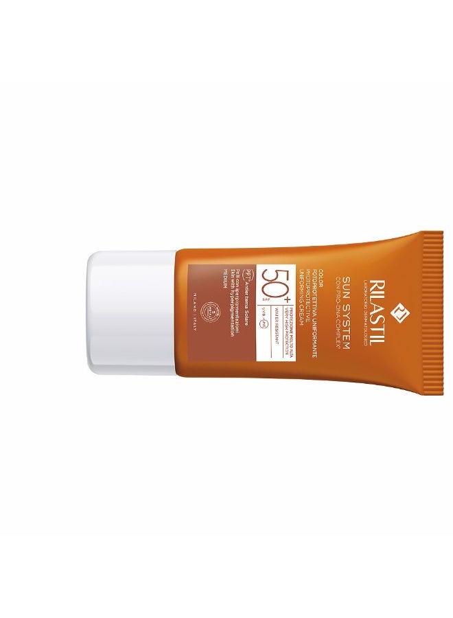 Rilastil Sun System SPF50+ Color Emulsion Medium Tone 50ml - Image 2