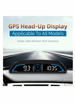 SYOSI Digital GPS Speedometer Universal Heads Up Display for Car 5.5 inch Large LCD Display HUD with MPH Speed Fatigued Driving Alert Overspeed Alarm Trip Meter for All Vehicle  - Image 2