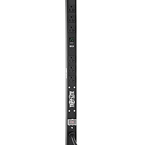 Tripp Lite Metered PDU, 20A, 6 Outlets (5-15/20R), 120V, L5-20P/5-20P Adapter, 0U Vertical Rack-Mount Power (PDUMV20-24) - Image 5