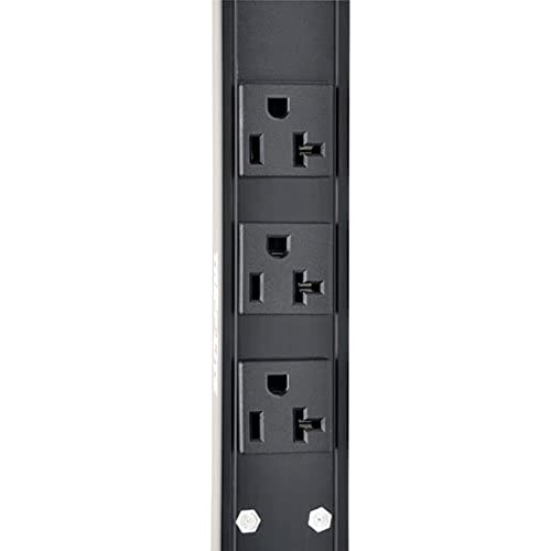 Tripp Lite Metered PDU, 20A, 6 Outlets (5-15/20R), 120V, L5-20P/5-20P Adapter, 0U Vertical Rack-Mount Power (PDUMV20-24) - Image 4
