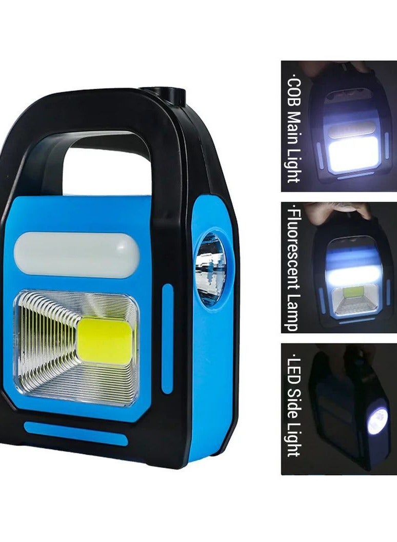 3*1 jerry can flashlight, camping, trips and summer resort flashlight, three different lights, very strong light, available in blue color DH - Image 1