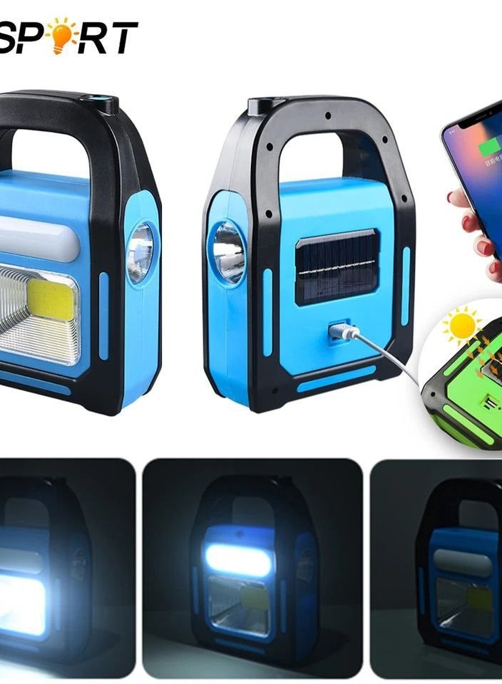 3*1 jerry can flashlight, camping, trips and summer resort flashlight, three different lights, very strong light, available in blue color DH - Image 3