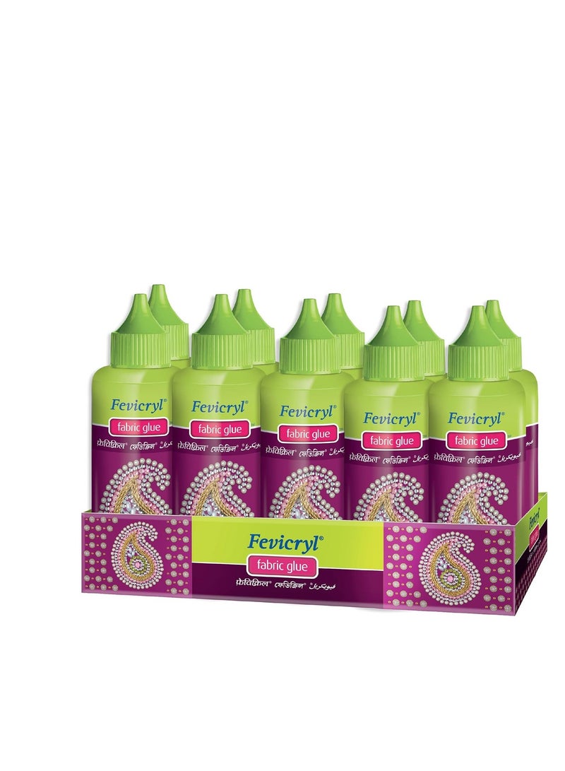 Fevicryl Pidilite Fevicryl Fabric Glue : Pack of 10 (80g Each) - Image 1