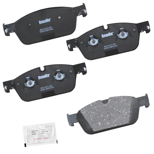 Bendix Priority1 CFC1636A Ceramic Front Brake Pads for Mercedes-Benz GL450 2013, GL550 2014-2013, GLE43 AMG 2019-2018, GLE550e 2018, GLS550 2019-2018, ML550 2014-2012 - Image 1