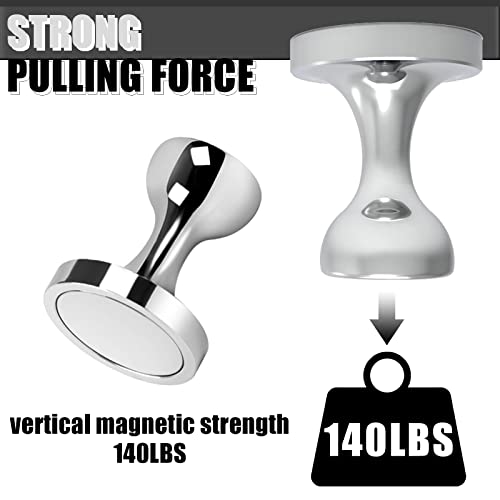 MHDMAG Coat Magnetic Hooks Heavy Duty Magnet Hanger, Magnet Hooks with Rare Earth Neodymium for Home, Office, Workplace or Traveling. Pack of 2. - Image 3