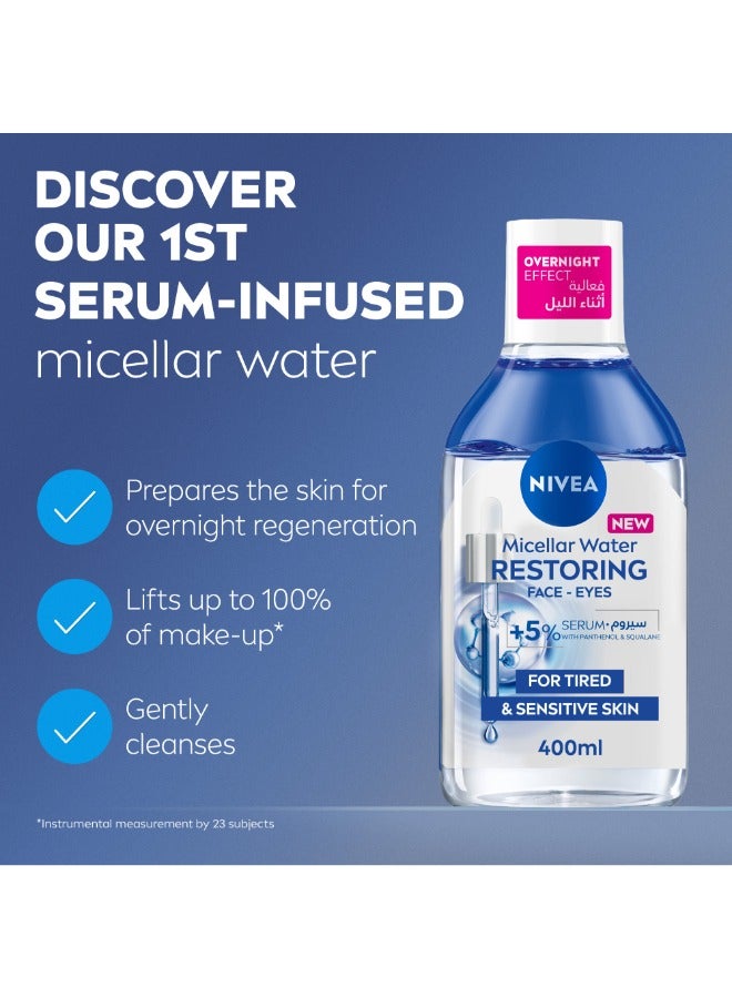 Nivea Micellar Water Restoring Makeup Remover 400ml - Image 3