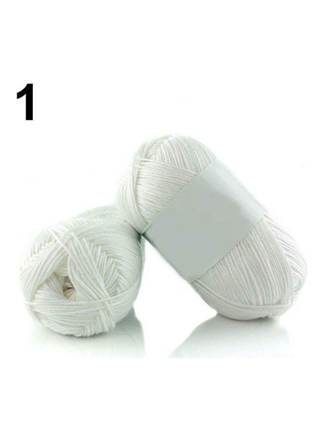 NIBEMINENT 1Pc 50g Per Skein Soft Bamboo Crochet Cotton Knitting Baby Knit Wool Yarn #10 Orange 20*10*20cm - Image 5